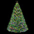 2.1M Christmas Tree LED Multicolour Lights Xmas Decorations Green Home Decor